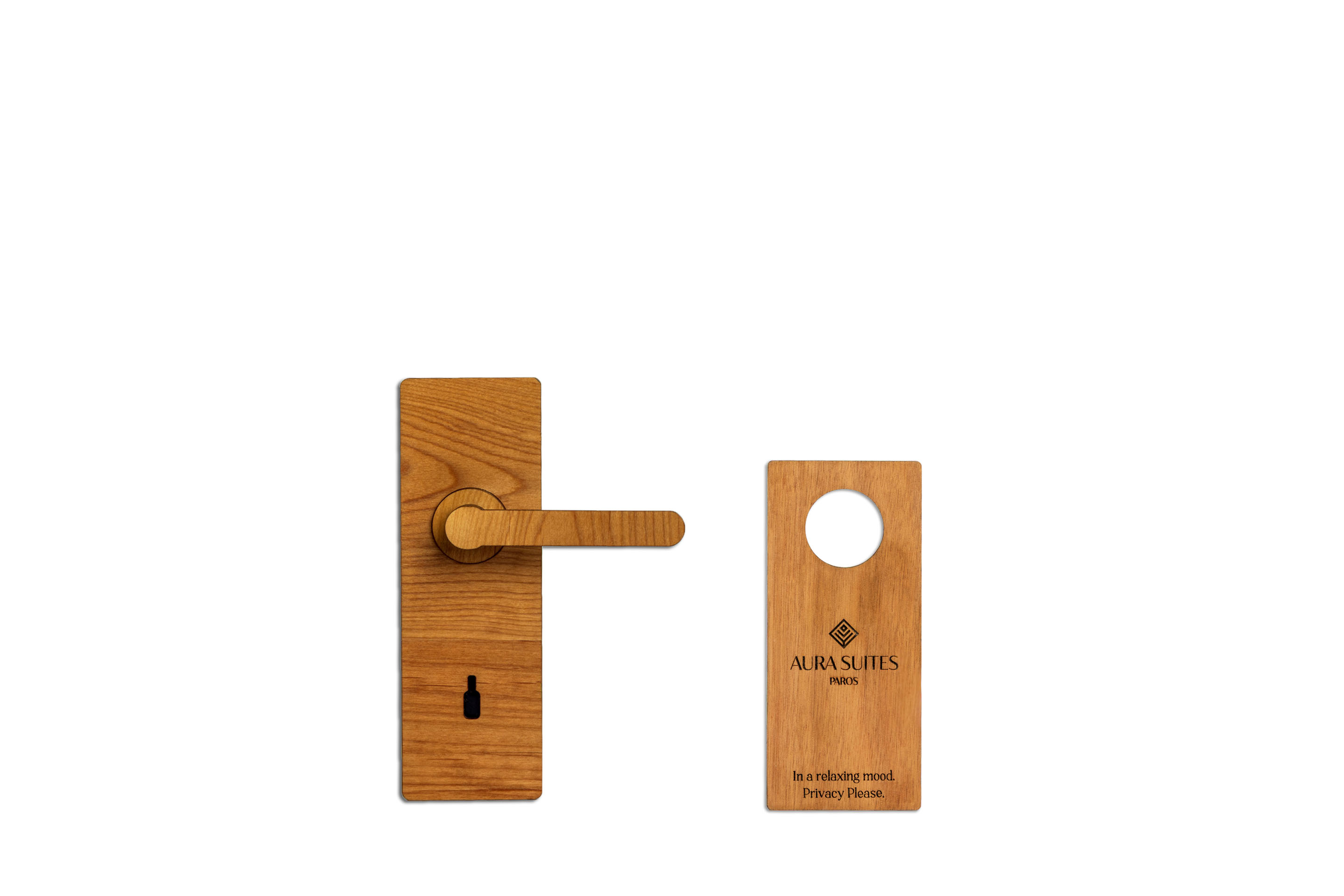 door hanger h aura suites paros