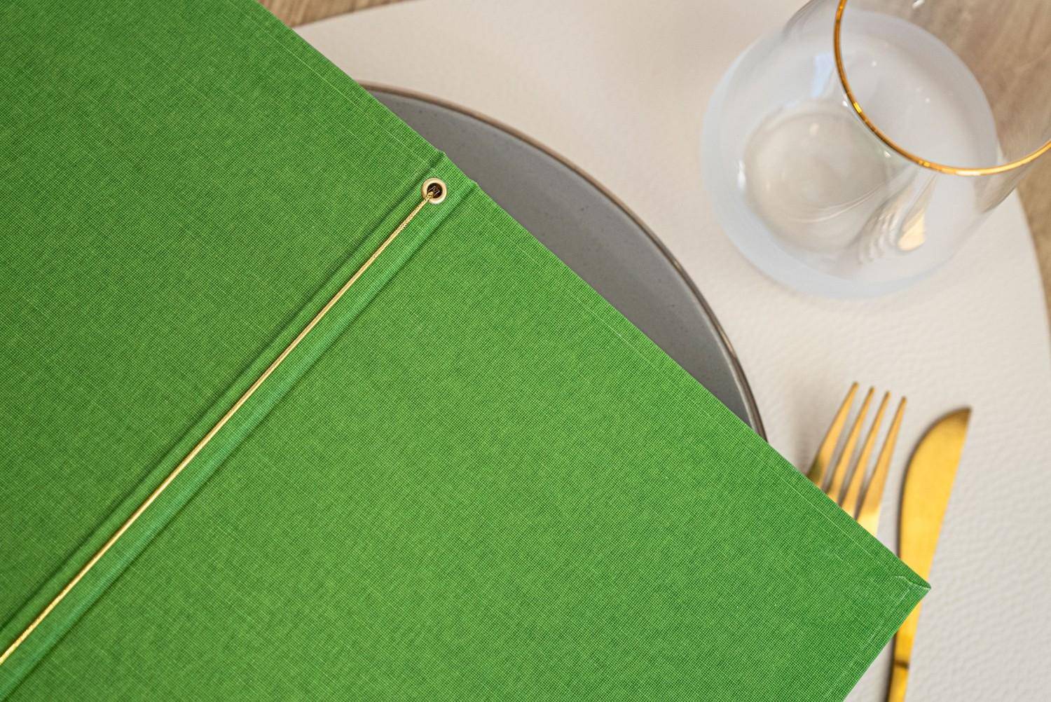 hard cover menu food ikos elia